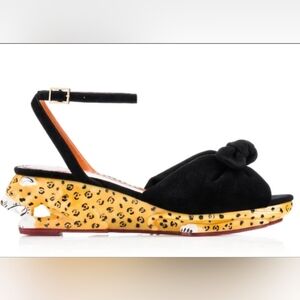 Charlotte Olympia Panthera Wedges, VGUC, Size 5.5